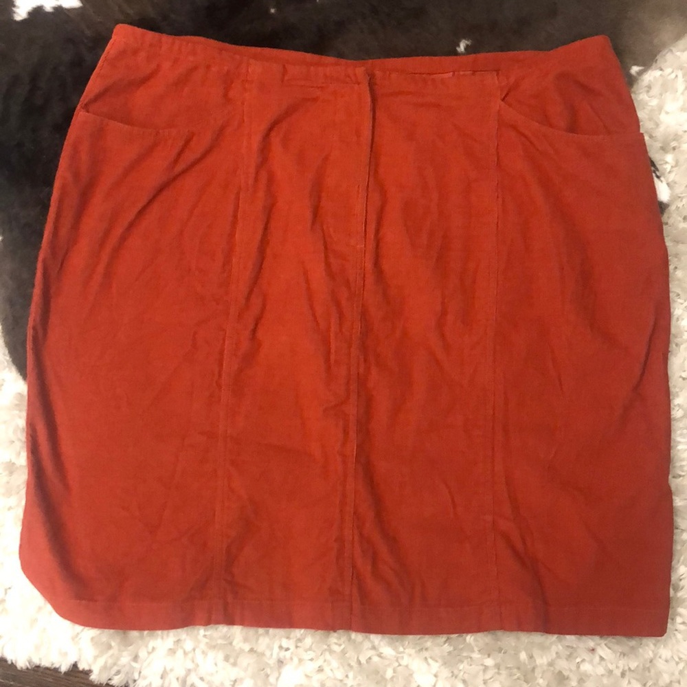Spiegel burnt orange skirt sz 18
